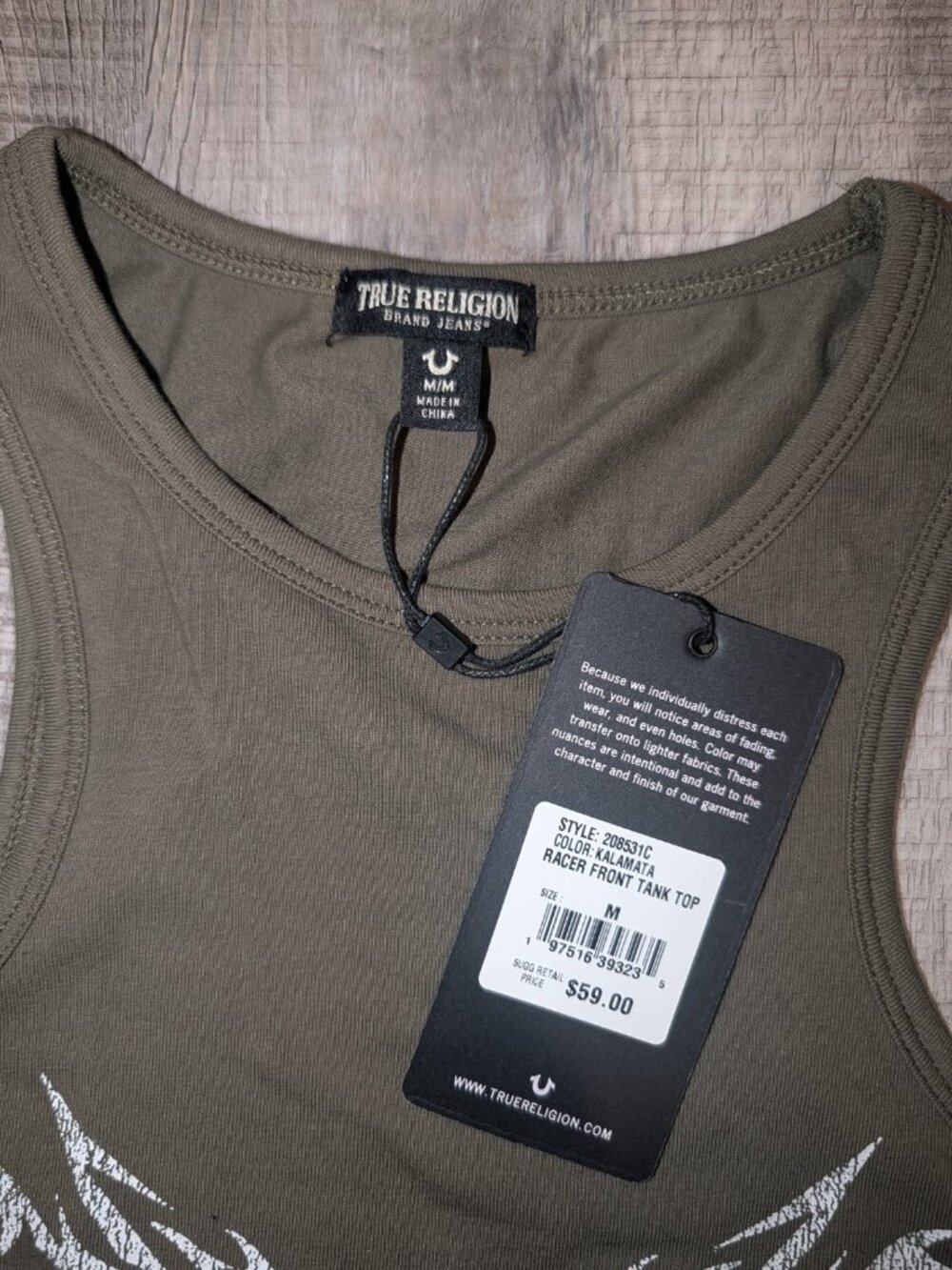 True Religion Racer Tank - Picture 3 of 3